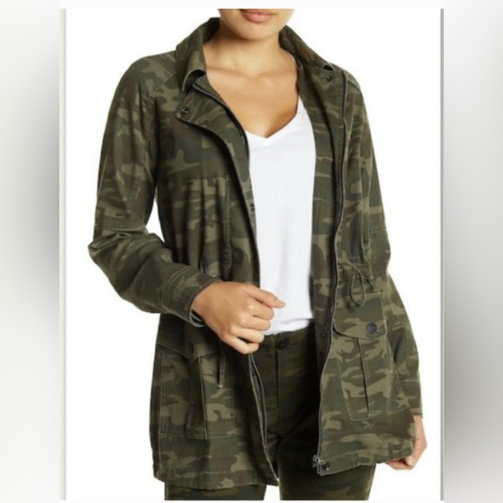 Sanctuary Camo Utility Jacket- M